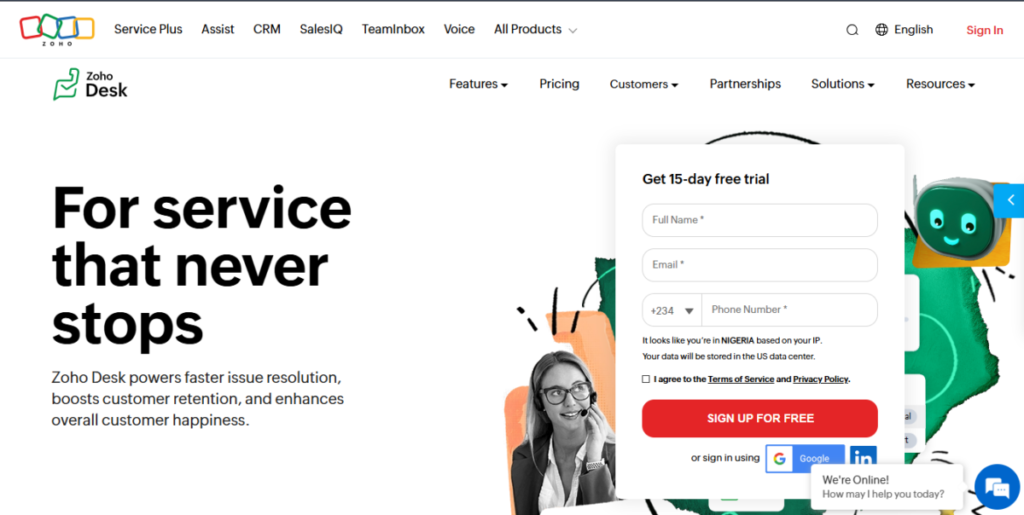 Zoho Desk