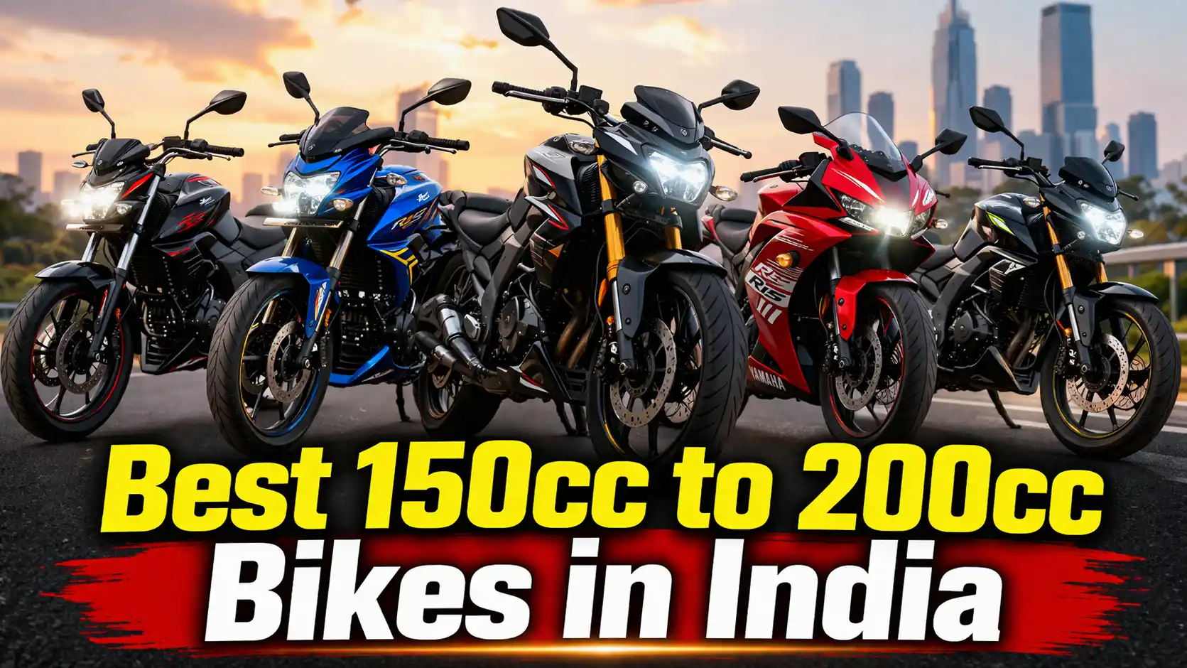 Best 150cc to 200cc Bikes in India