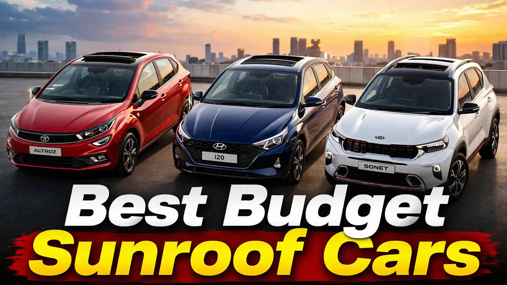 Best Budget Sunroof Cars