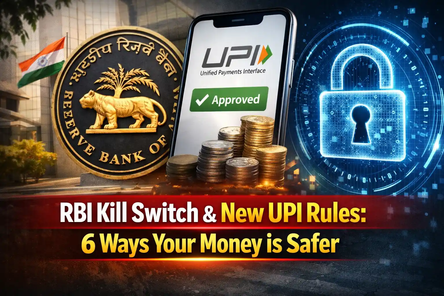 RBI Kill Switch & New UPI Rules: 6 Ways Your Money is Safer